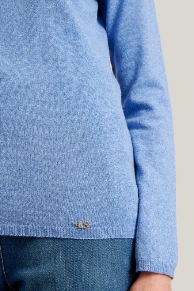 Luisa Spagnoli Knitwear Women Calco Light Blue Luisa Spagnoli Knitwear Women Calco Light Blue