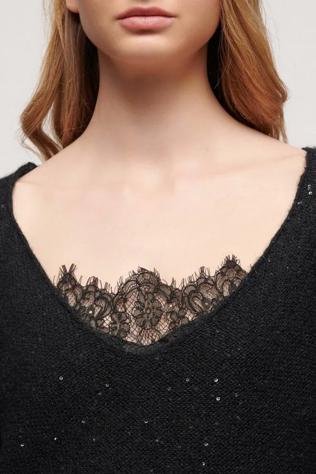 Luisa Spagnoli Knitwear Women Consorte Black Luisa Spagnoli Knitwear Women Consorte Black
