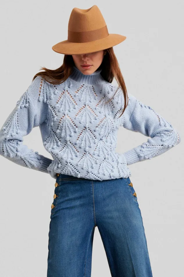 Luisa Spagnoli Knitwear Women Contributo Light Blue