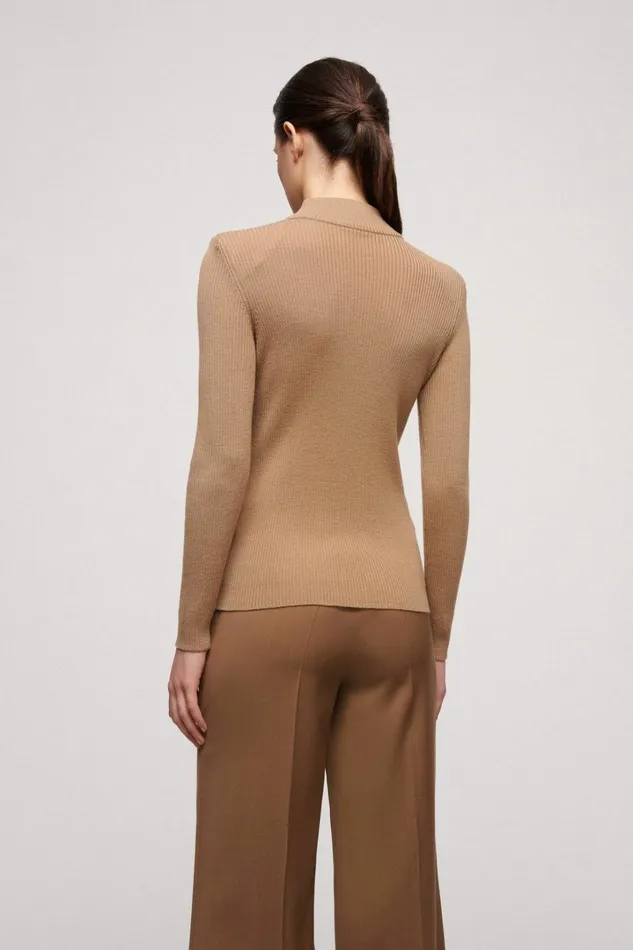 Luisa Spagnoli Knitwear Women Minima Camel Luisa Spagnoli Knitwear Women Minima Camel