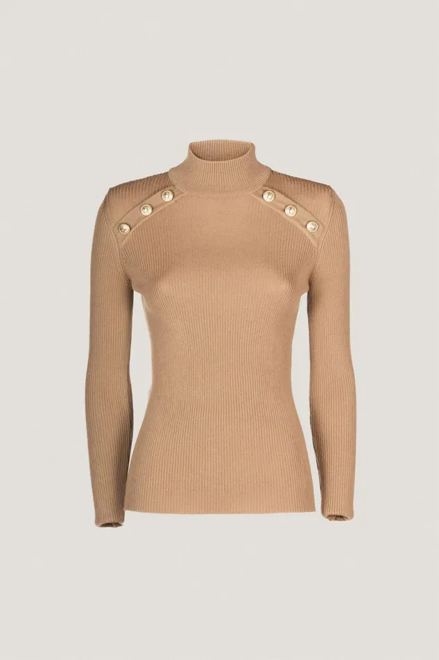 Luisa Spagnoli Knitwear Women Minima Camel Luisa Spagnoli Knitwear Women Minima Camel