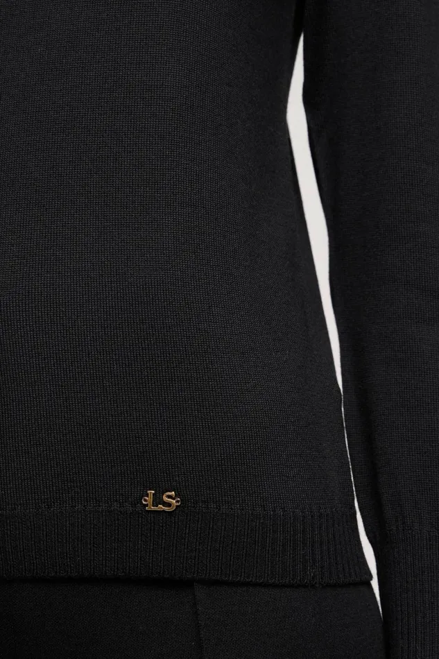Luisa Spagnoli Knitwear Women Mossa Black Luisa Spagnoli Knitwear Women Mossa Black