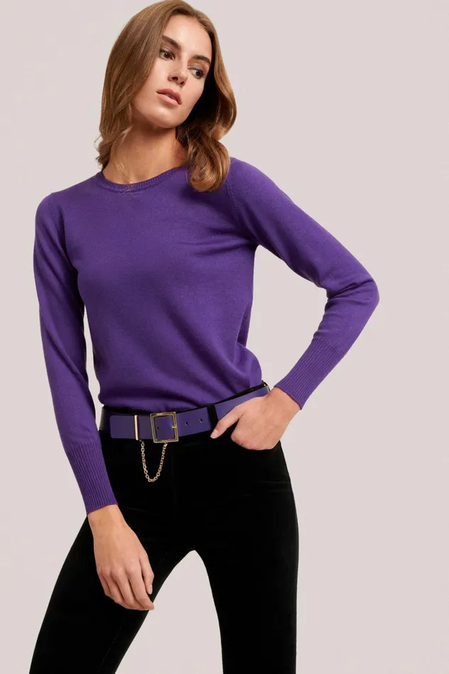 Luisa Spagnoli Knitwear Women Mossa Purple