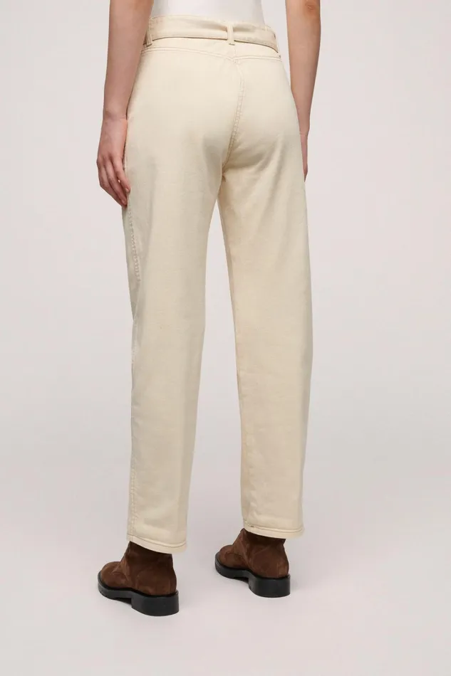 Luisa Spagnoli Pants Women Ogam Cream Luisa Spagnoli Pants Women Ogam Cream