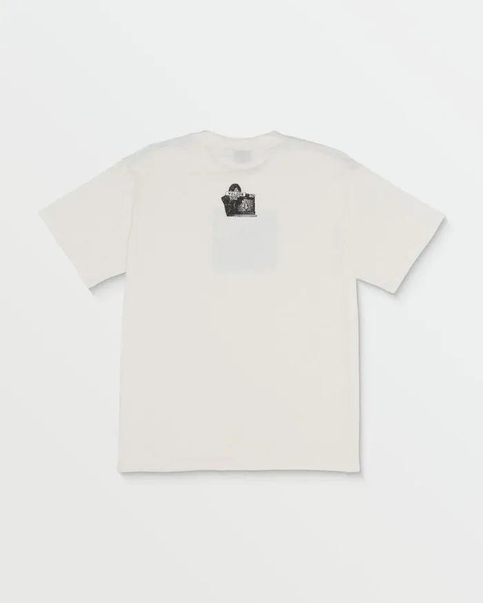 Machines Short Sleeve Tee 8211 Off White Mens Volcom TShirts and Tanks