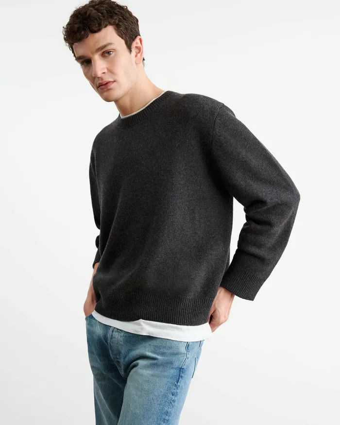 MADDOX SWEATER Black Men Nili Lotan Sweaters