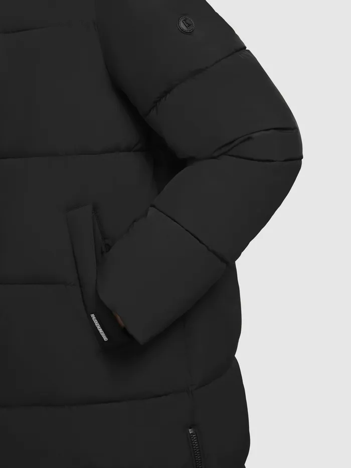 Mantel MIRI2 Schwarz Schwarz Women Quilted Coats KHUJO