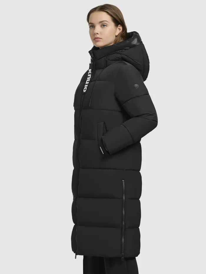 Mantel MIRI2 Schwarz Schwarz Women Quilted Coats KHUJO