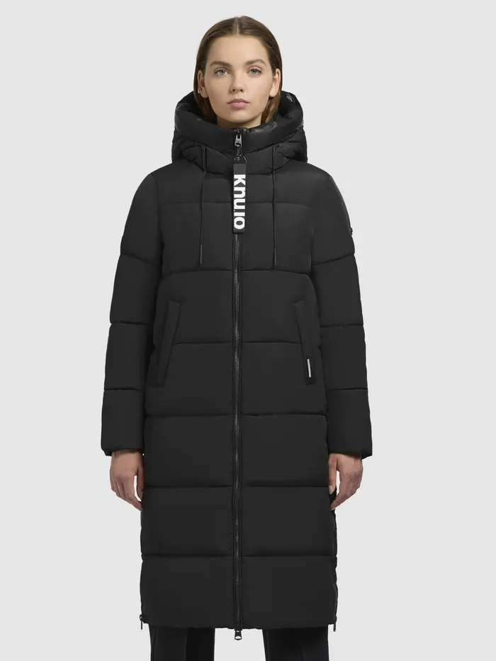 Mantel MIRI2 Schwarz Schwarz Women Quilted Coats KHUJO