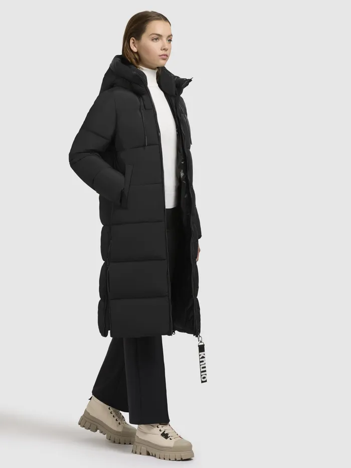 Mantel MIRI2 Schwarz Schwarz Women Quilted Coats KHUJO