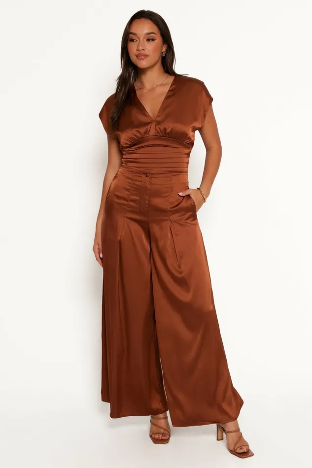 Matching Sets Cassie Two Piece Set Bronze 8211 Petal and Pup Women