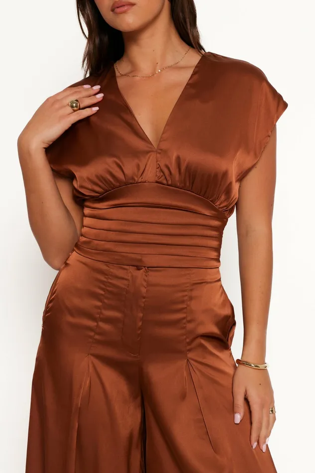 Matching Sets Cassie Two Piece Set Bronze 8211 Petal and Pup Women