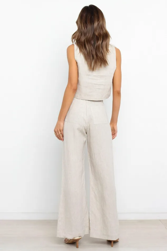 Matching Sets Petal and Pup Women Devlin Pant Beige