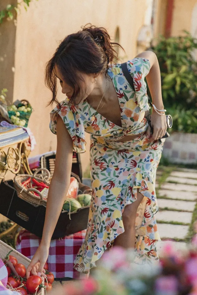 Matching Sets Women Lucia Frill Set Palermo Petal and Pup
