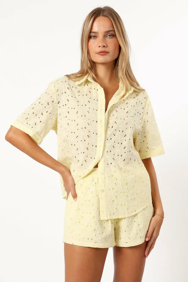 Matching Sets Women Petal and Pup Dazie Short Lemon