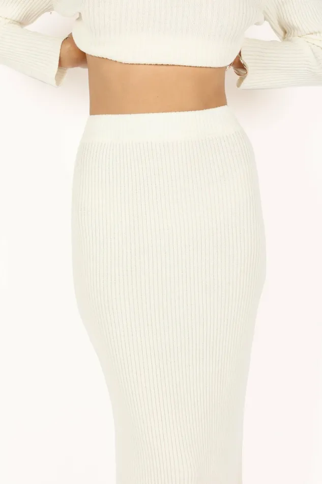 Matching Sets Women Petal and Pup Payton Knitted Set White