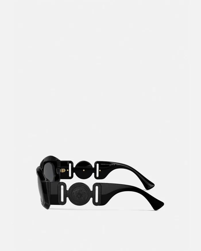 Maxi Medusa Biggie Sunglasses Black WomenMen Versace Sunglasses
