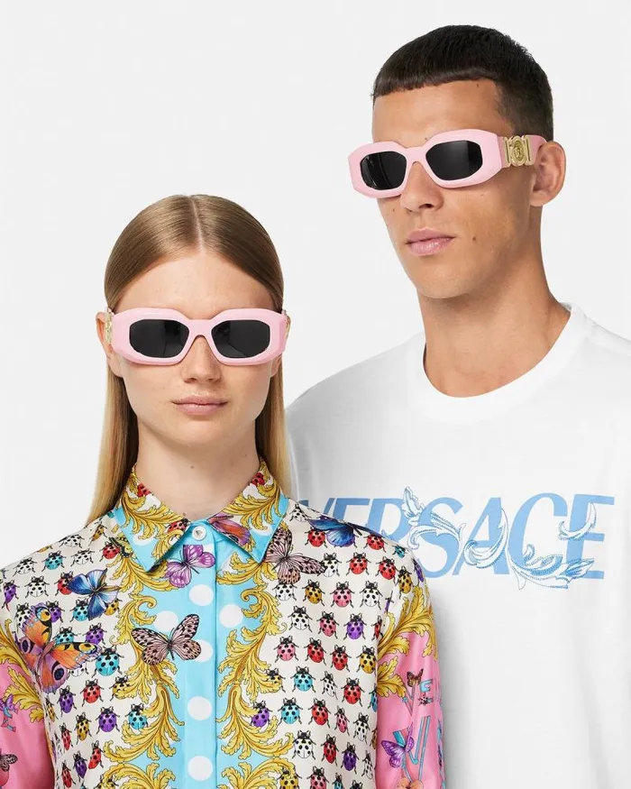 Maxi Medusa Biggie Sunglasses Pink WomenMen Versace Sunglasses