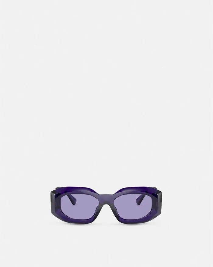 Maxi Medusa Biggie Sunglasses Purple WomenMen Versace Sunglasses