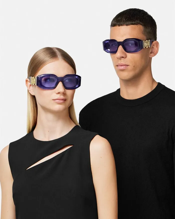 Maxi Medusa Biggie Sunglasses Purple WomenMen Versace Sunglasses