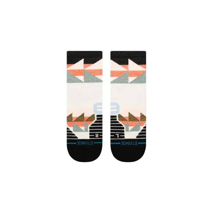 Medium Performance Wool Quarter Socks Tri 8211 Black MenWomen Stance Quarter