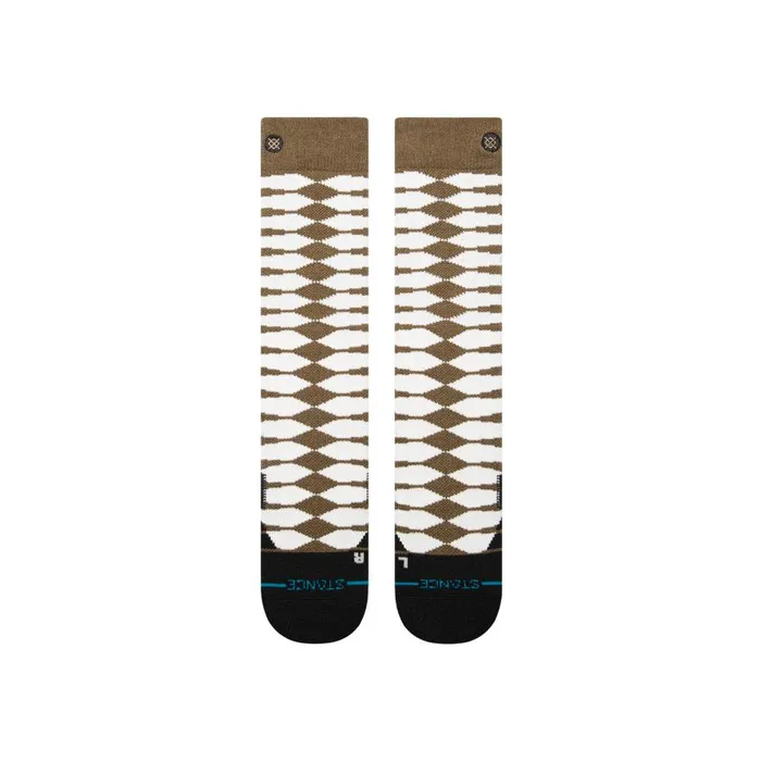 Medium Performance Wool Snow Otc Socks Wingdom 8211 Chive Men Stance Over The Calf