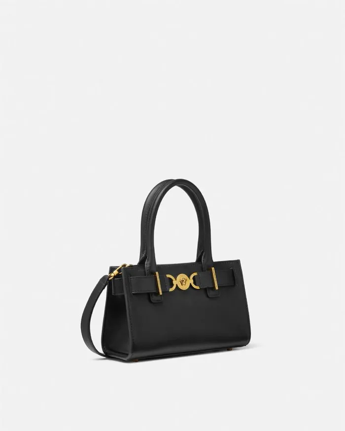 Medusa 03995 Small Tote Bag Blackgold Women Versace Medusa 03995