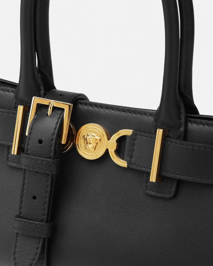 Medusa 03995 Small Tote Bag Blackgold Women Versace Medusa 03995