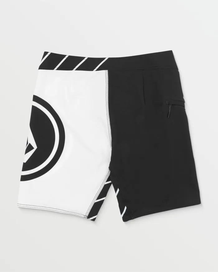Mega Circle ModTech Trunks 8211 Black Mens Volcom Boardshorts and Trunks