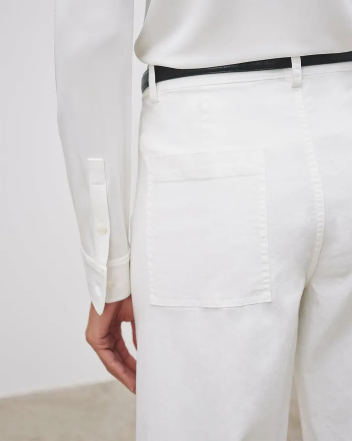 MEGAN PANT Bone Women Nili Lotan Pants and Shorts