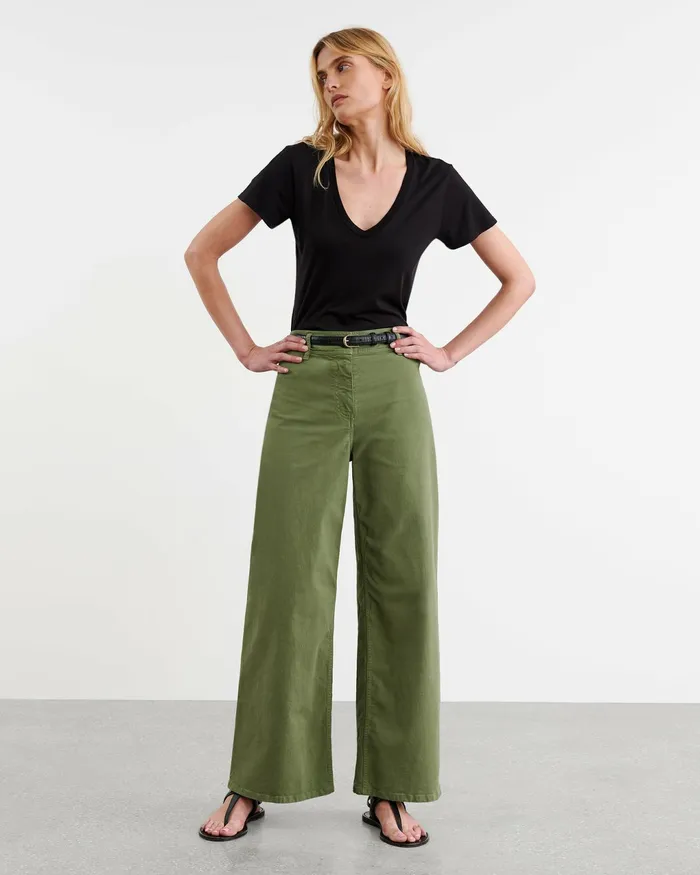 MEGAN PANT Bone Women Nili Lotan Pants and Shorts