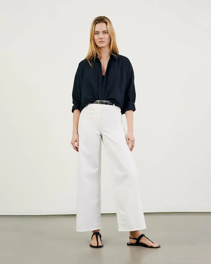 MEGAN PANT Bone Women Nili Lotan Pants and Shorts