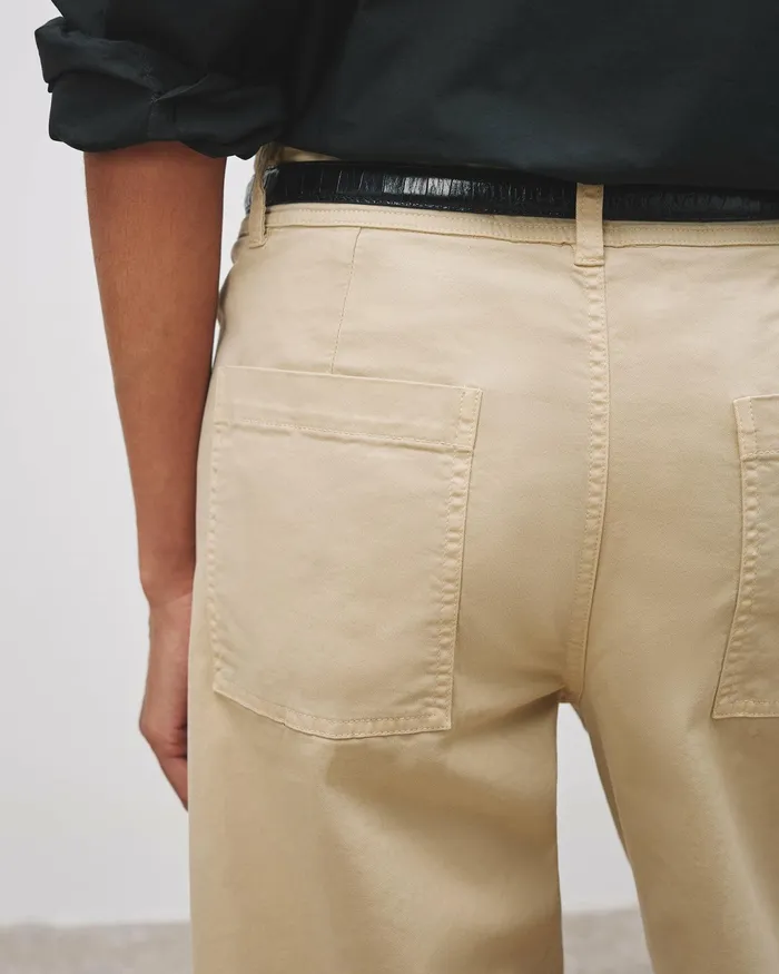 MEGAN PANT Bone Women Nili Lotan Pants and Shorts