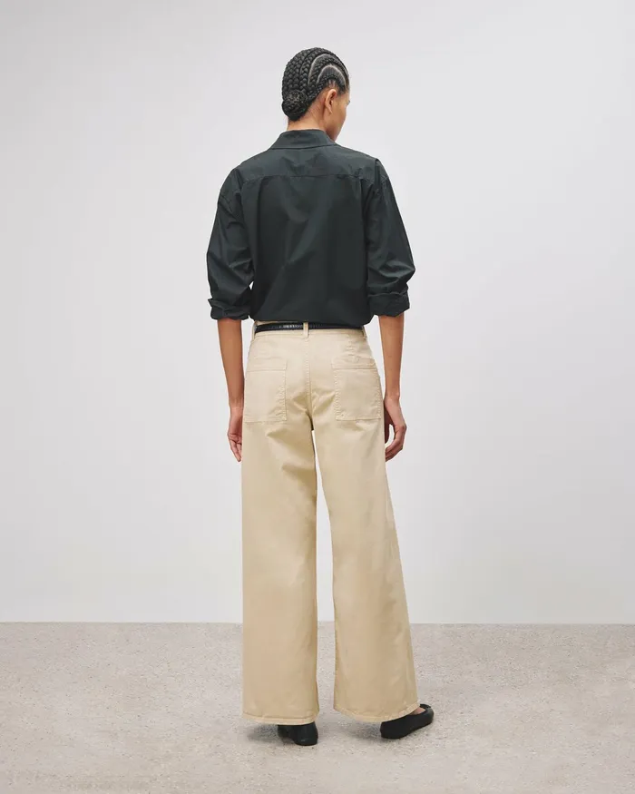 MEGAN PANT Bone Women Nili Lotan Pants and Shorts