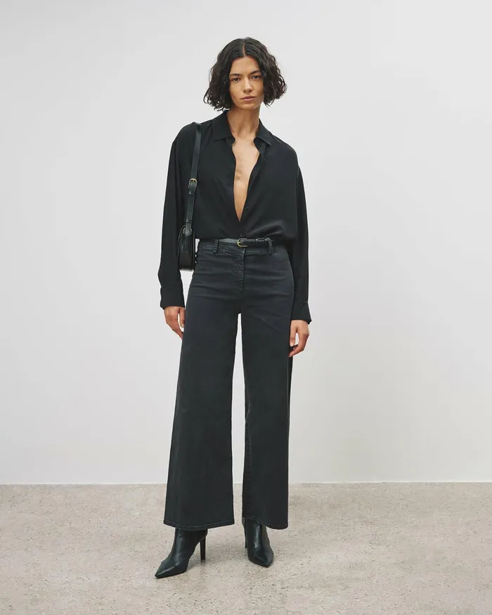 MEGAN PANT Bone Women Nili Lotan Pants and Shorts
