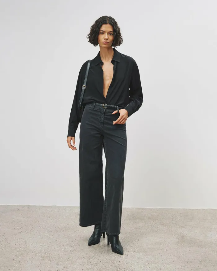 MEGAN PANT Bone Women Nili Lotan Pants and Shorts