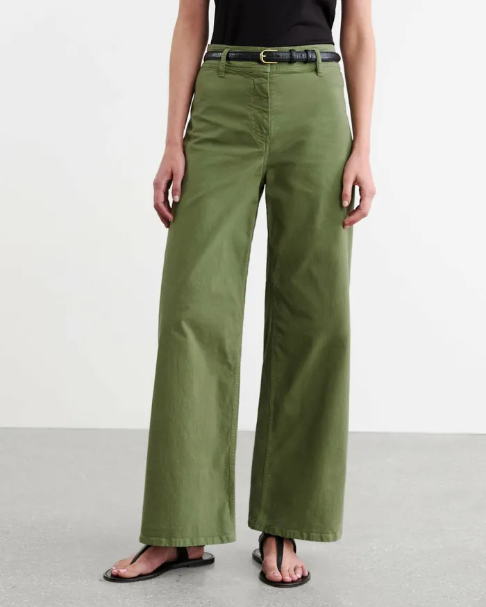 MEGAN PANT Bone Women Nili Lotan Pants and Shorts