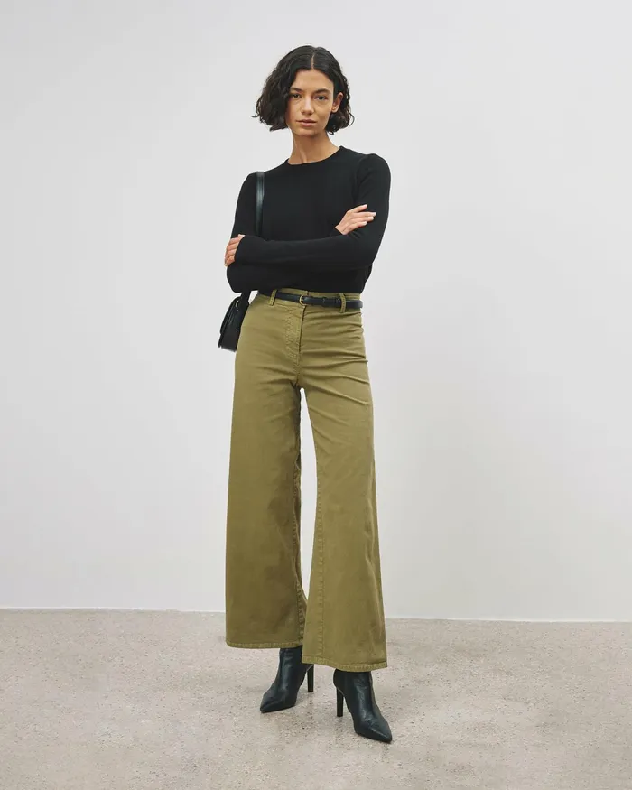 MEGAN PANT Bone Women Nili Lotan Pants and Shorts