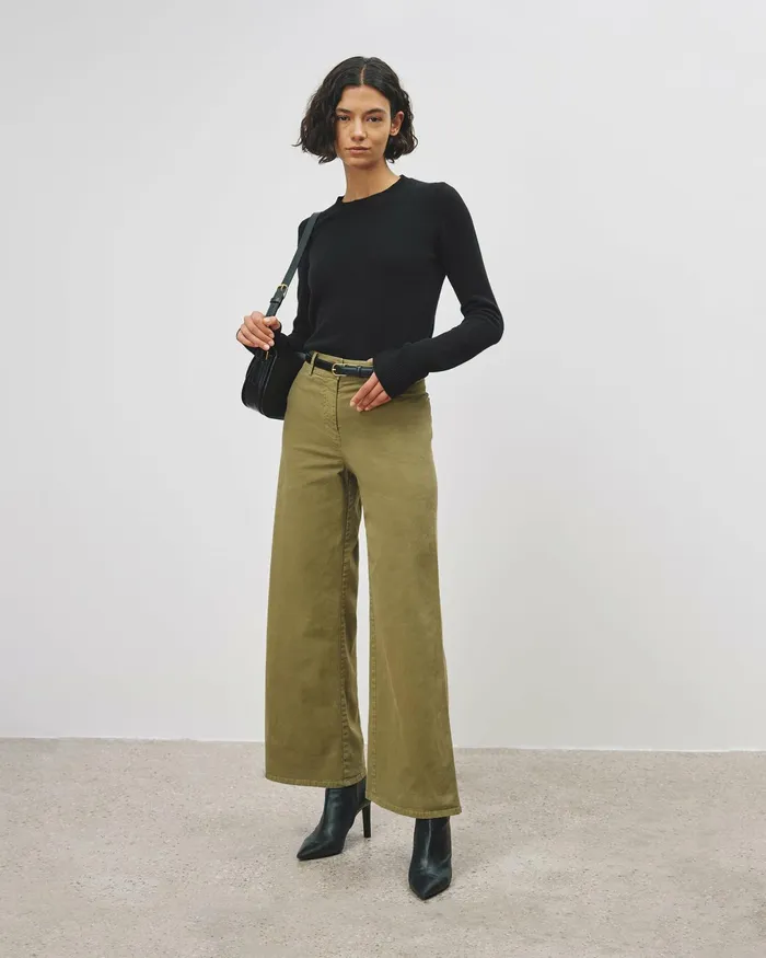 MEGAN PANT Bone Women Nili Lotan Pants and Shorts
