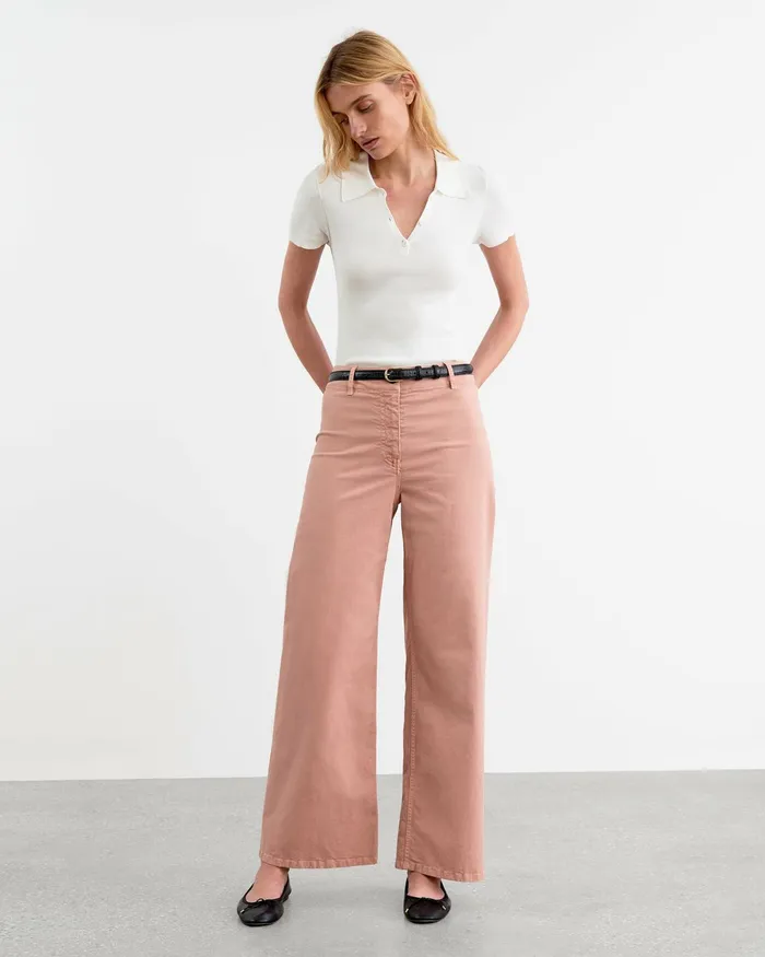 MEGAN PANT Bone Women Nili Lotan Pants and Shorts