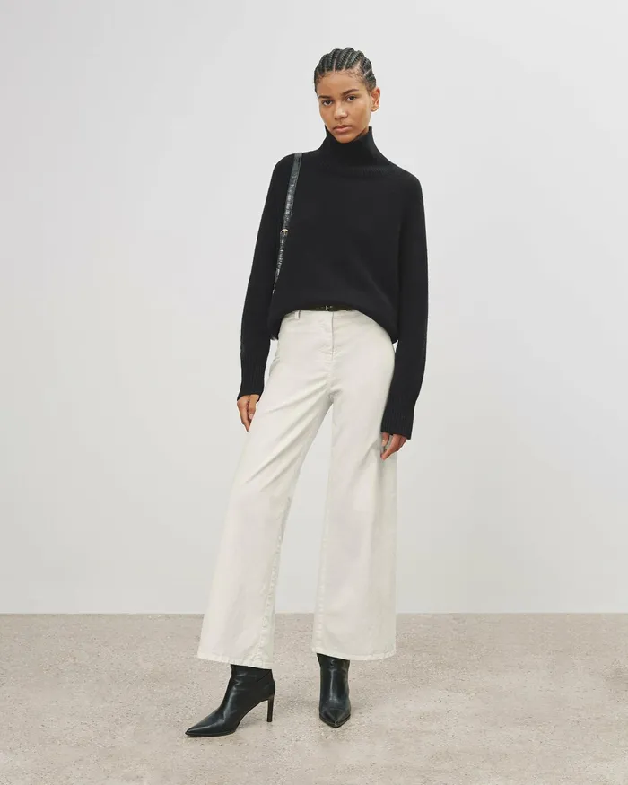 MEGAN PANT Bone Women Nili Lotan Pants and Shorts