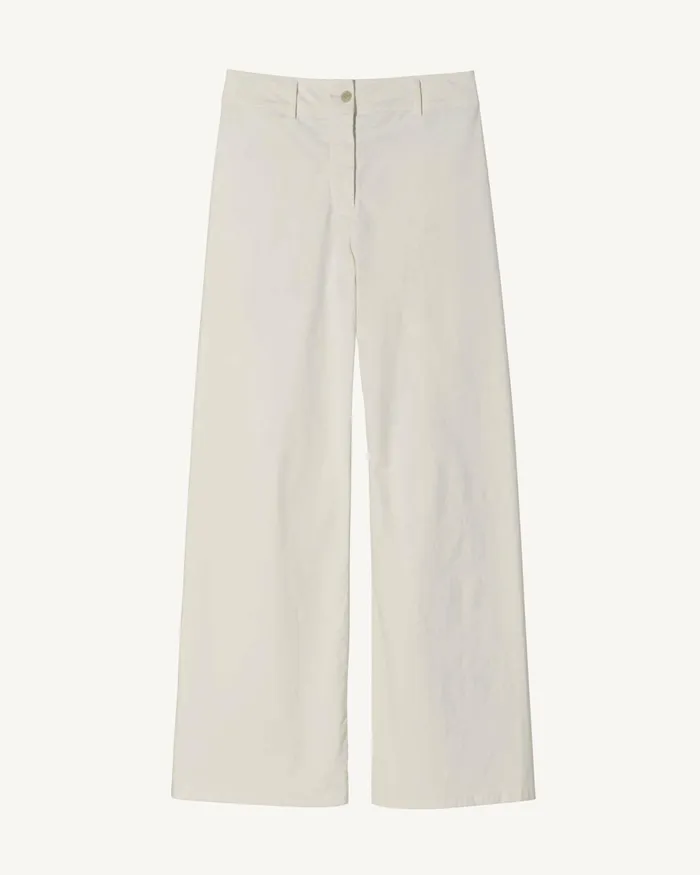 MEGAN PANT Bone Women Nili Lotan Pants and Shorts