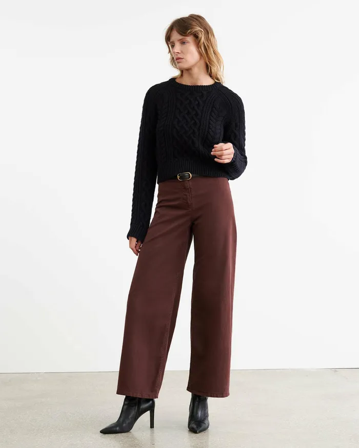 MEGAN PANT Bone Women Nili Lotan Pants and Shorts