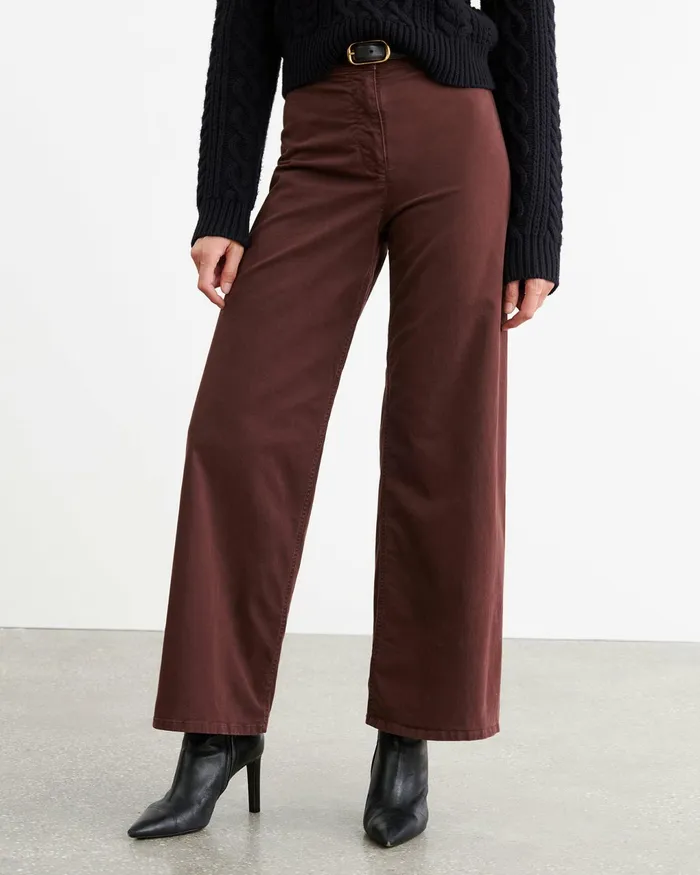 MEGAN PANT Bone Women Nili Lotan Pants and Shorts