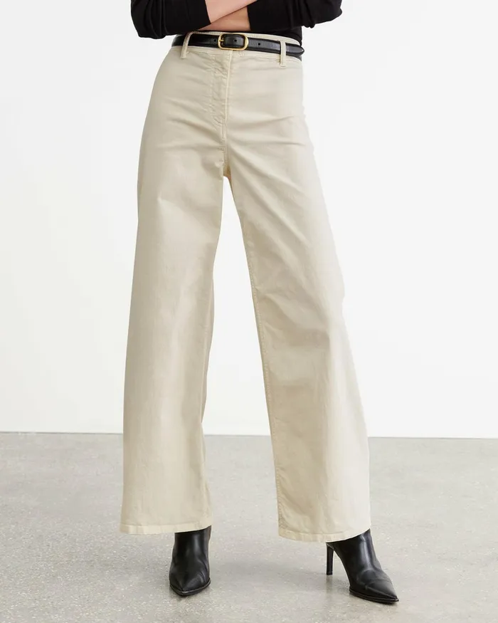 MEGAN PANT Bone Women Nili Lotan Pants and Shorts