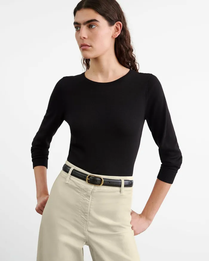 MEGAN PANT Bone Women Nili Lotan Pants and Shorts