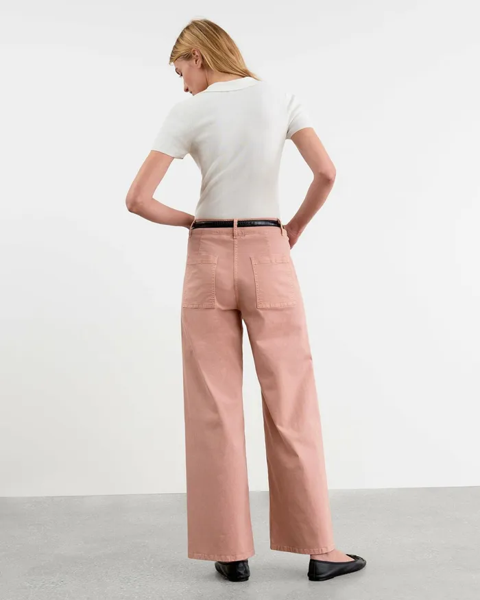 MEGAN PANT Bone Women Nili Lotan Pants and Shorts