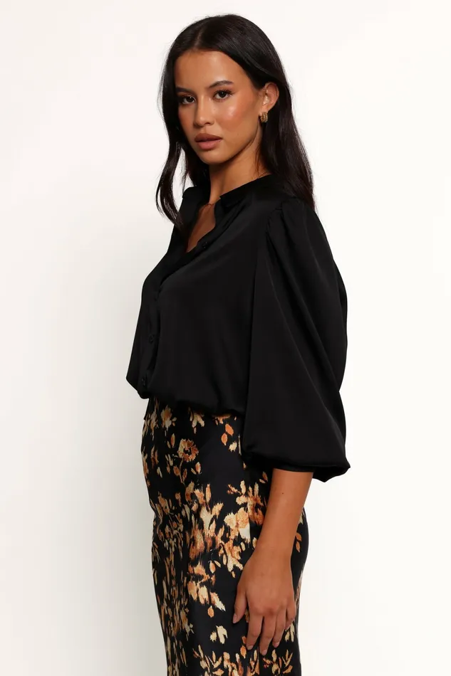Melodie Top Black Women Tops Petal and Pup