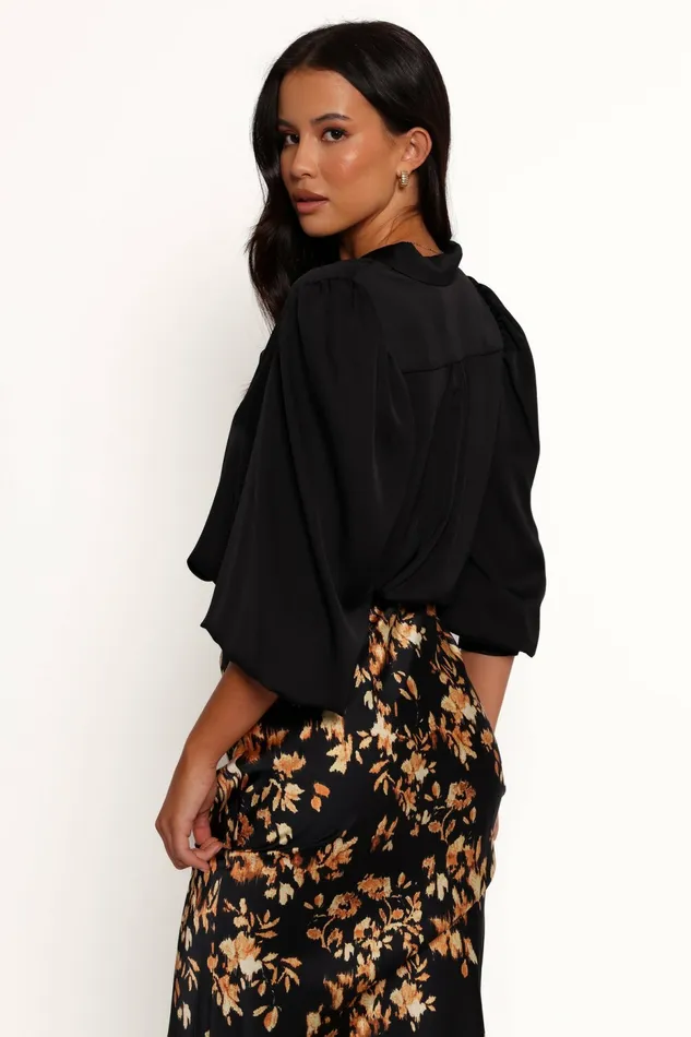 Melodie Top Black Women Tops Petal and Pup