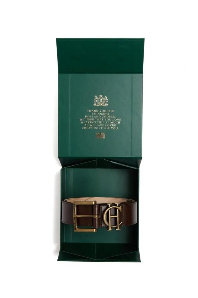 Men Belts Holland Cooper Men039s Classic Belt Chocolate